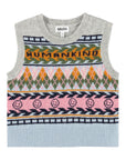 Molo - grace - 100% wool vest - humankind  argyle