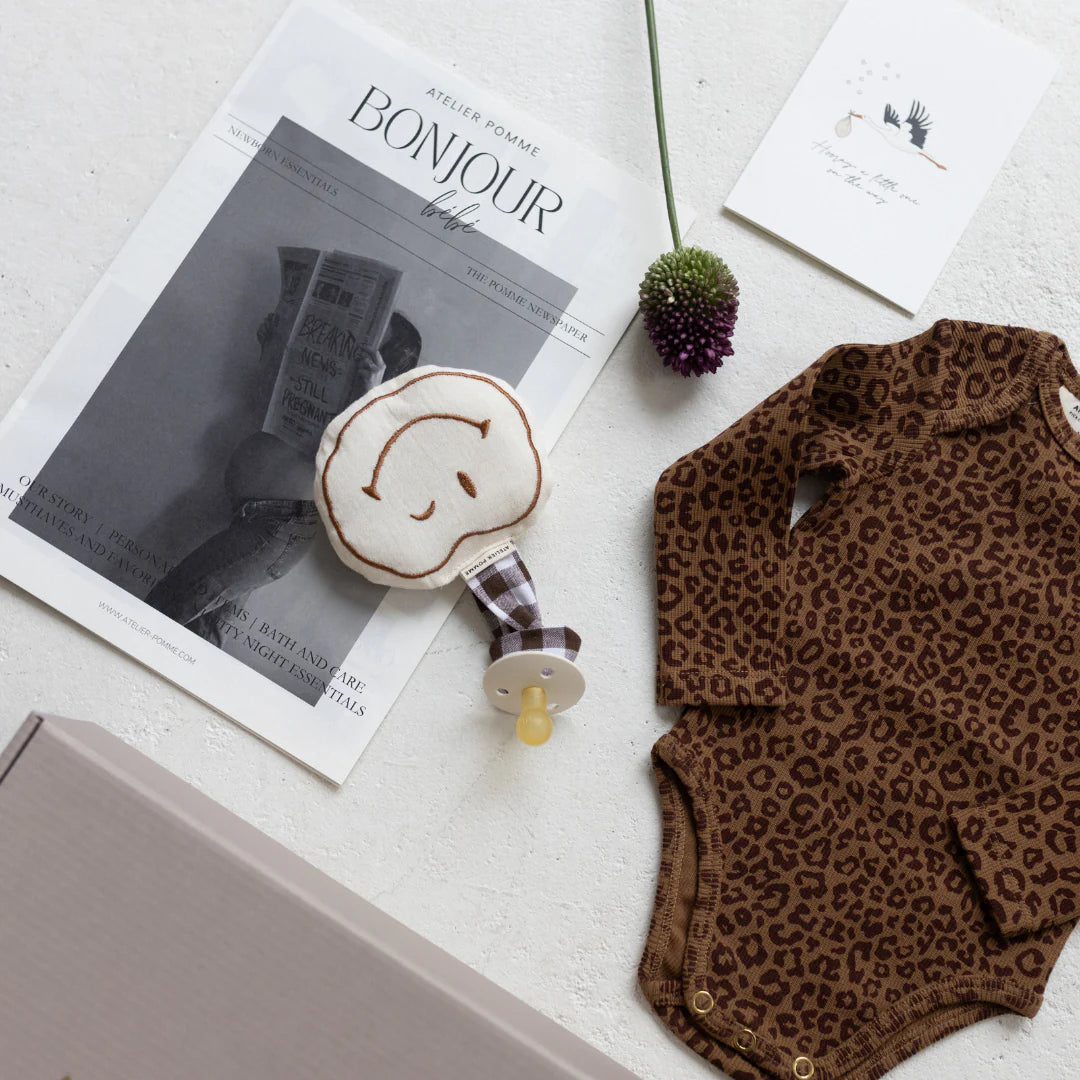 Atelier Pomme - pomme - pacifier cloth - cosy white