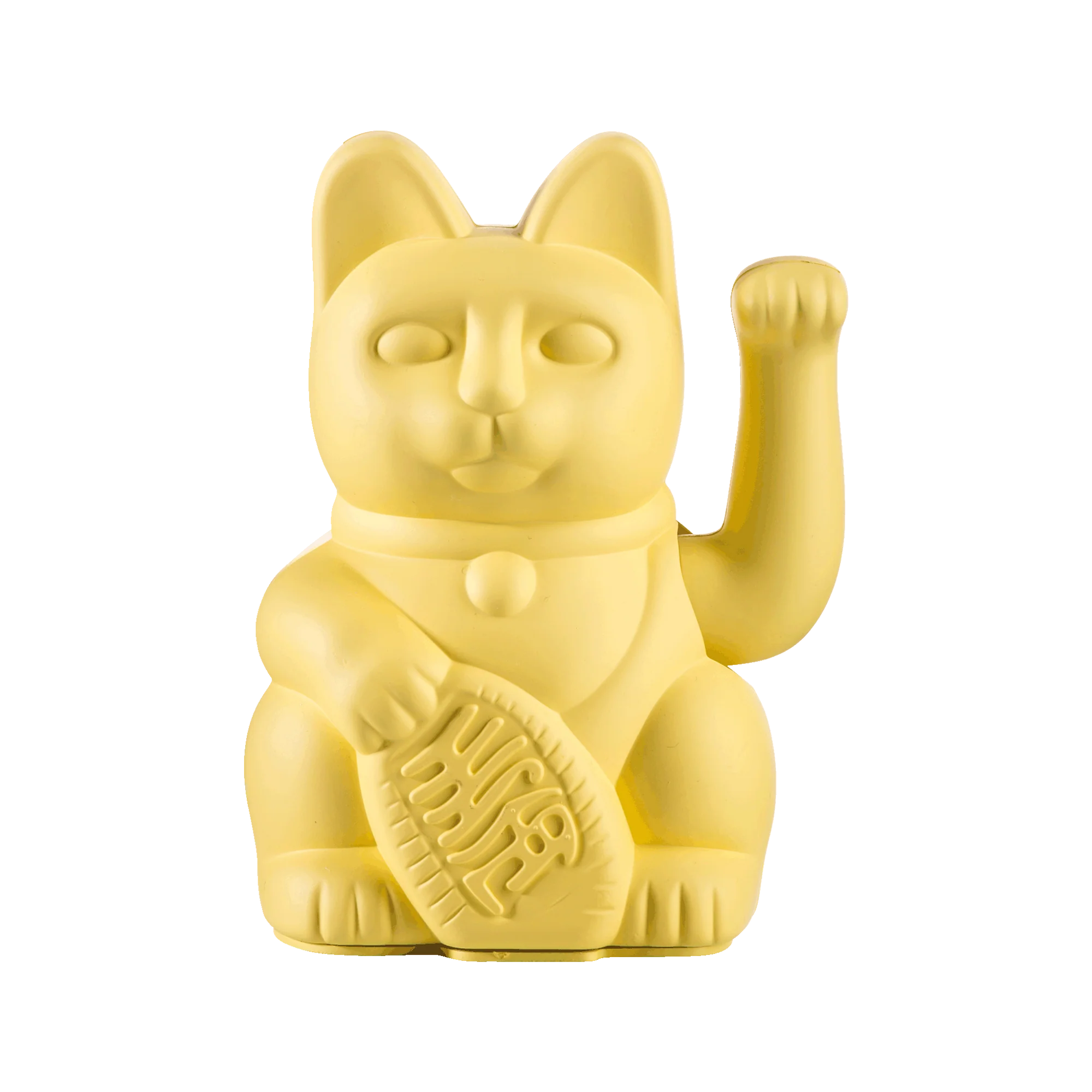 Lucky cat - prosperity waving cat - yellow