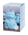 Lucky cat - tenderness waving cat - light blue