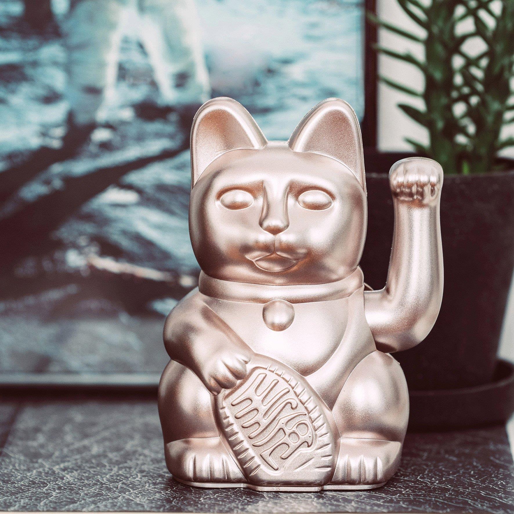 Lucky cat - inspiration waving cat - moonlight