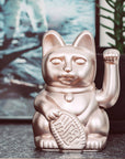 Lucky cat - inspiration waving cat - moonlight