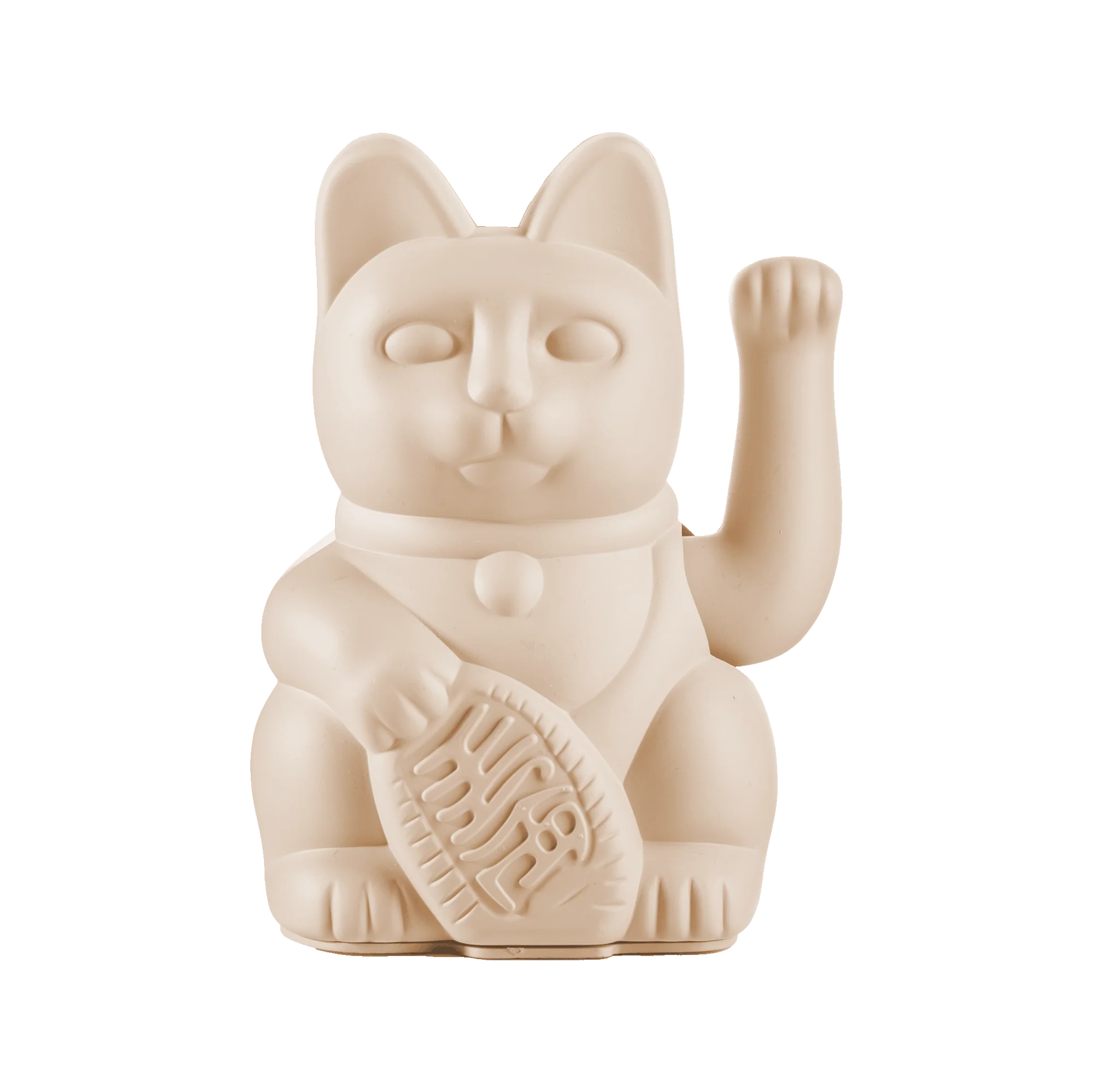 Lucky cat - loyalty waving cat - ocher