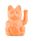 Lucky cat - hope waving cat - peach