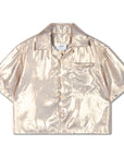 Repose Ams - cropped shirt - shimmers of gold