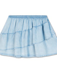 Repose Ams - ruffle skirt - bleached blue