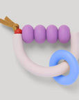 January moon - plum arch ring teether