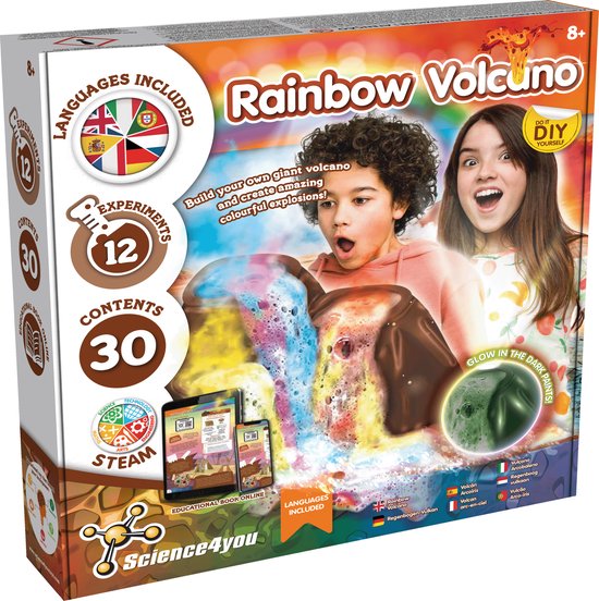 Science4you - rainbow volcano