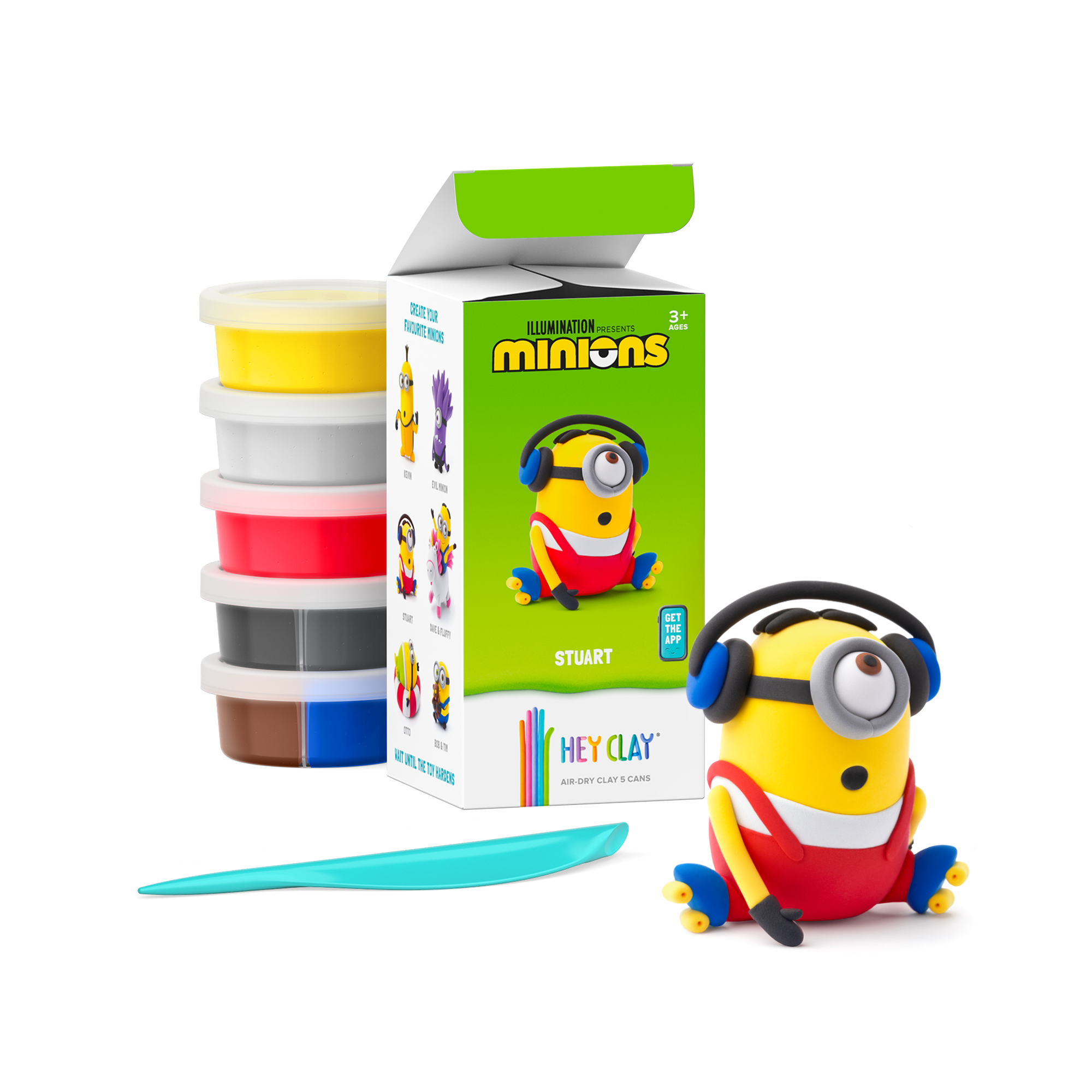 Heyclay - limited edition - minions stuart - 5 cans