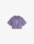 Vans - fire in your heart crop tee - purple