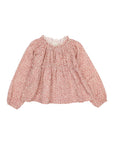 Buho - kids - speckle blouse - burgundy