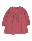 Buho - kids - soft velours dress - blush
