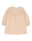 Buho - kids - soft velours dress - rose