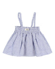 Buho - bb - gingham top - royal blue