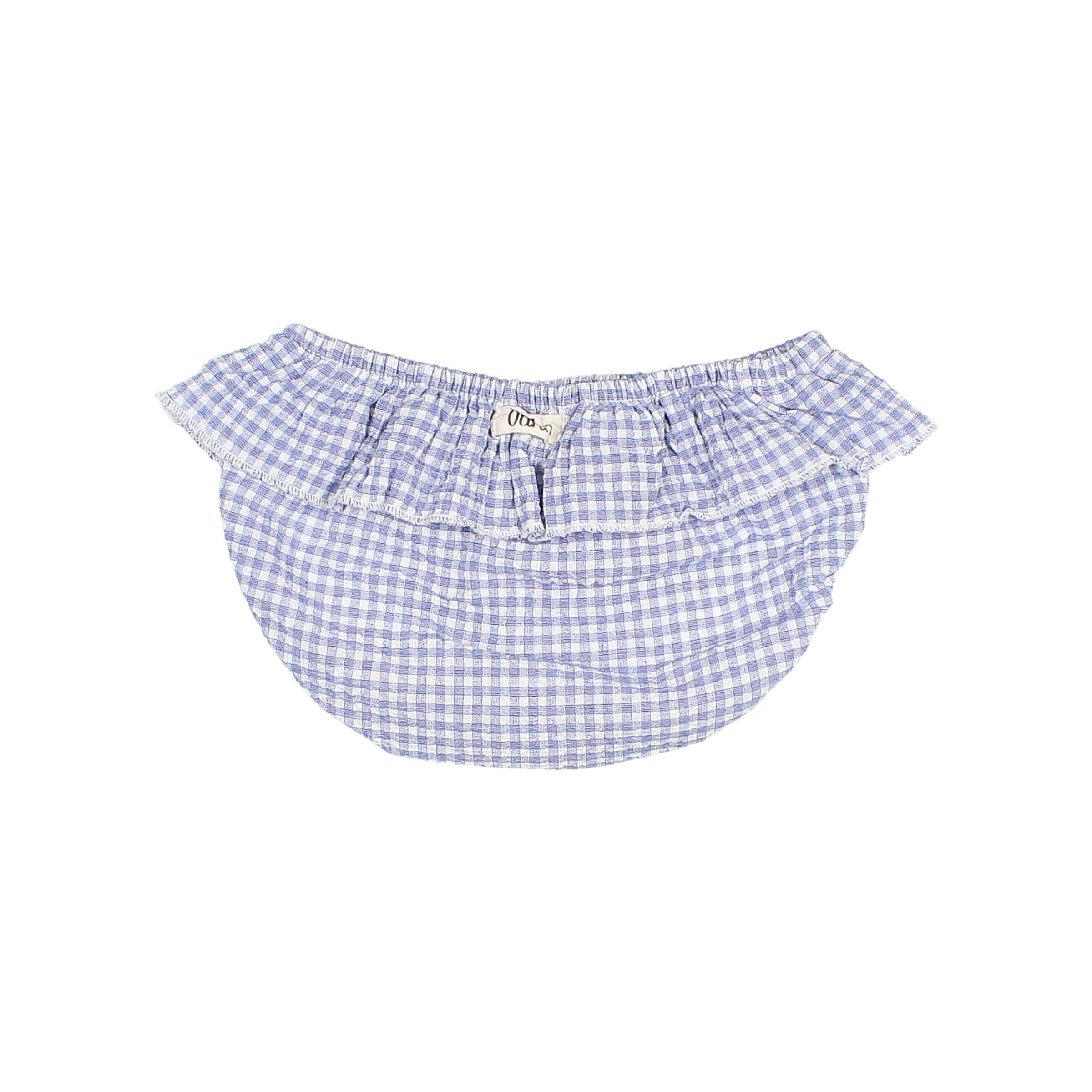 Buho - bb - gingham culotte - royal blue