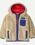 Patagonia - retro teddy hooded jacket - dark natural