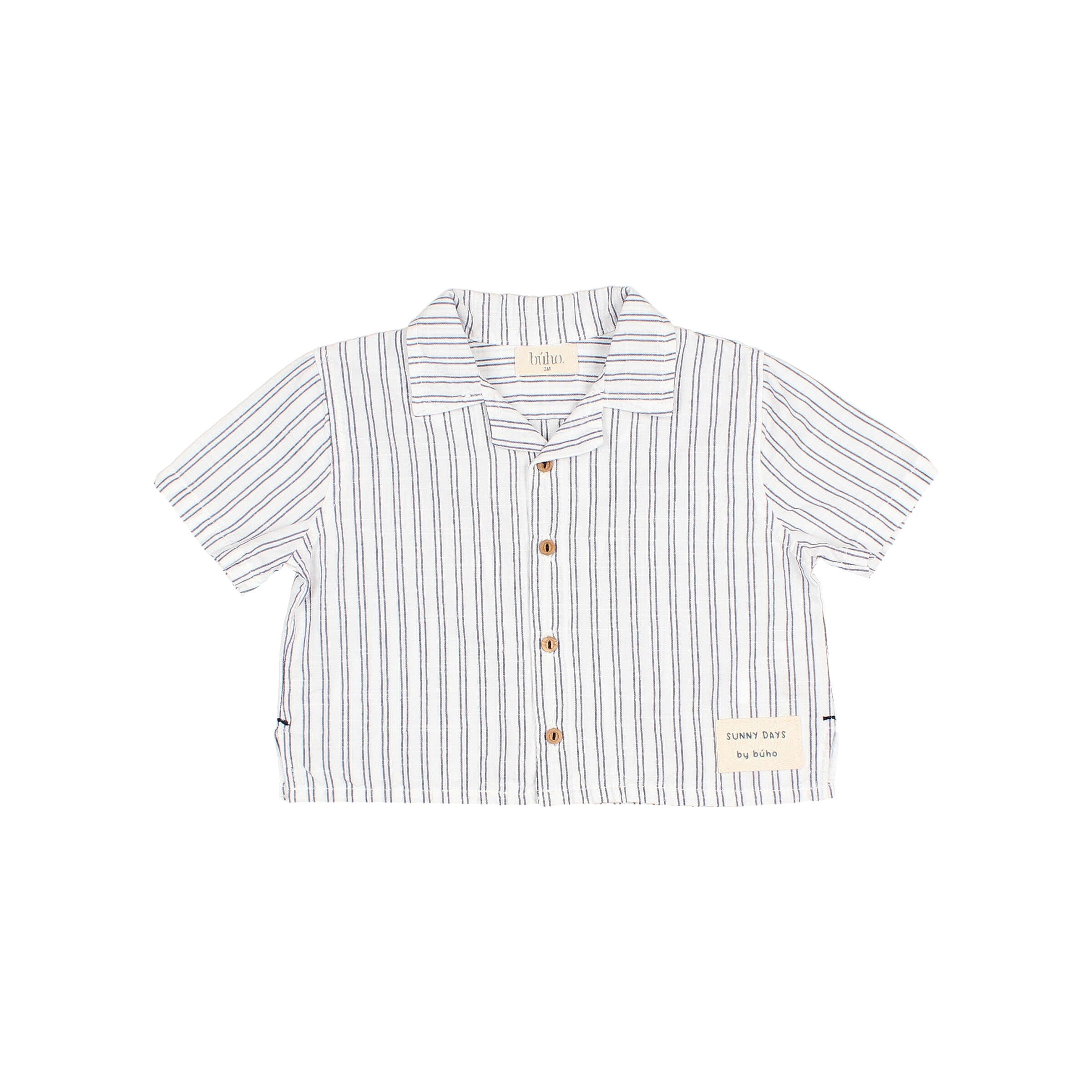 Buho - bb - stripes shirt - white