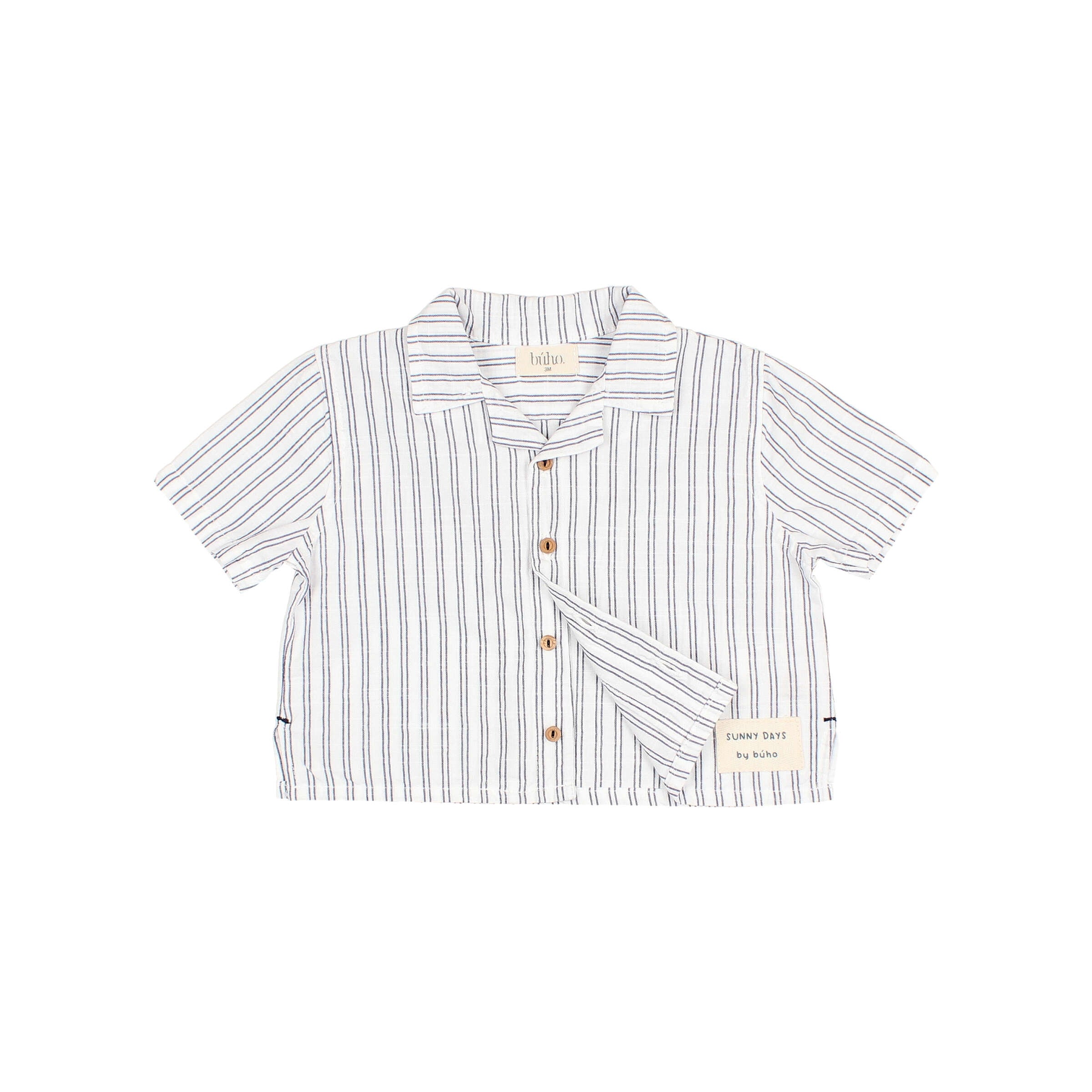 Buho - bb - stripes shirt - white