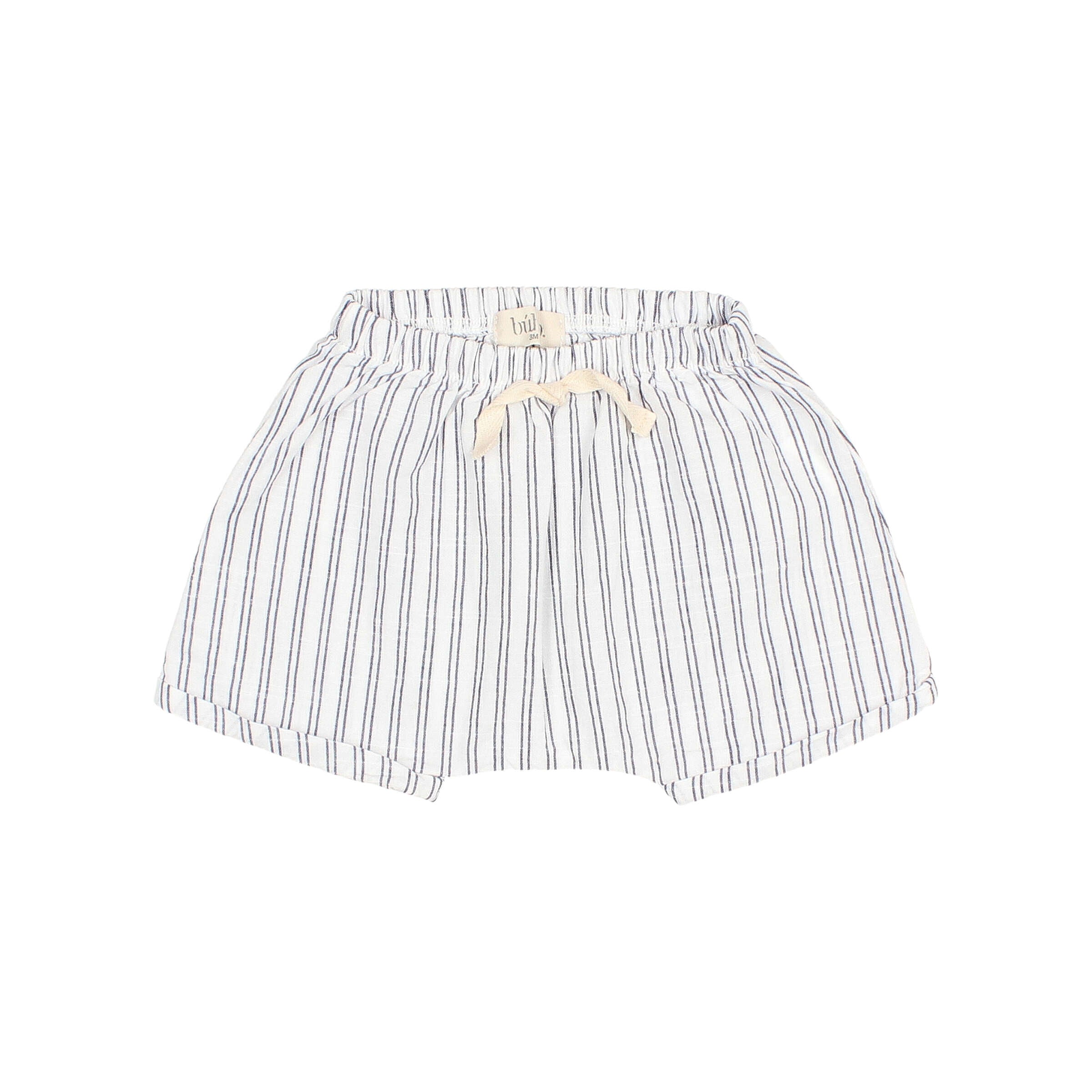 Buho - bb - stripes short - white