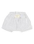 Buho - bb - stripes short - white