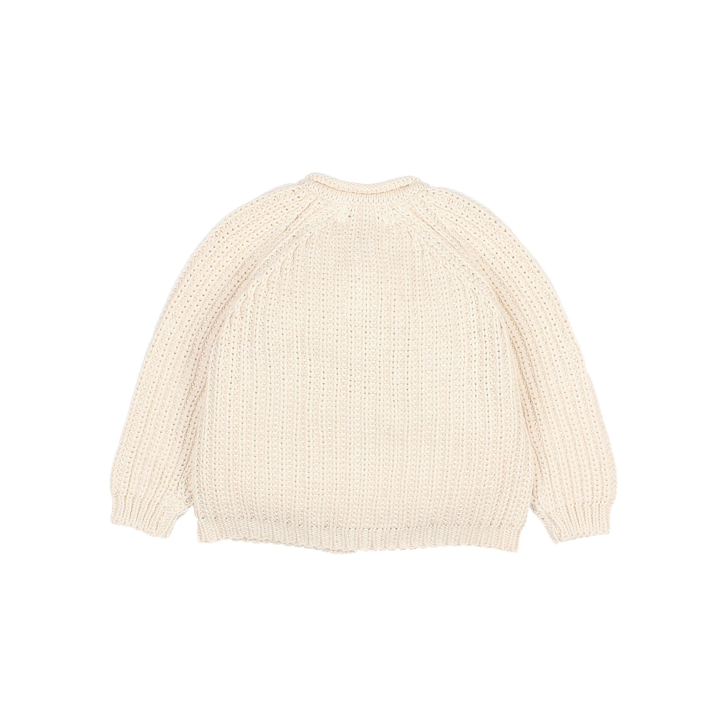 Buho - bb - cotton knit cardigan - ecru