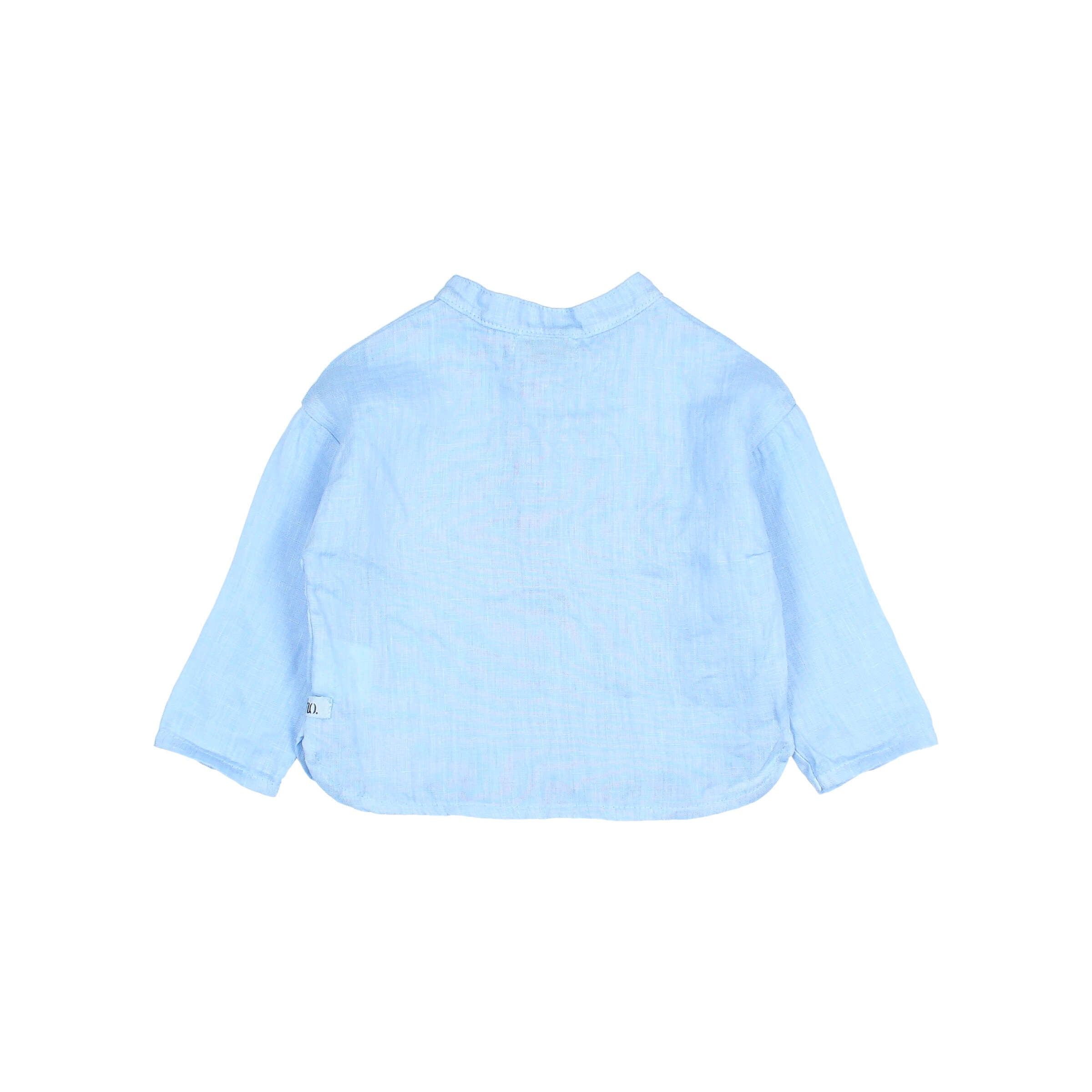 Buho - bb - linen kurta shirt - provence blue