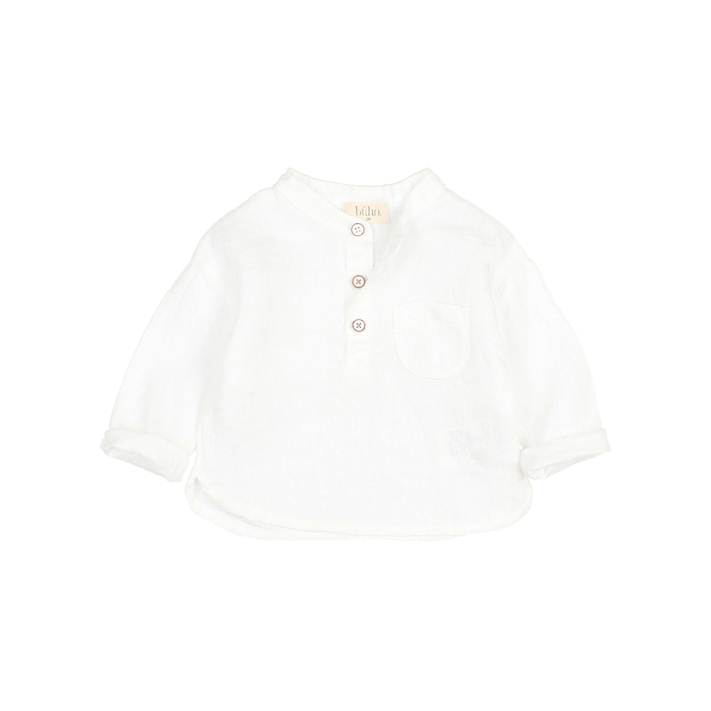 Buho - bb - linen kurta shirt - white