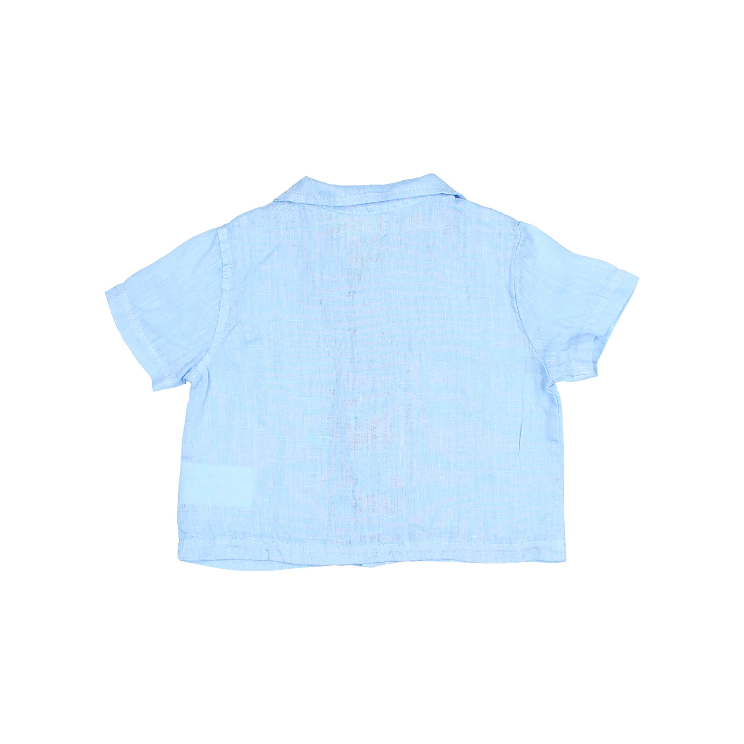 Buho - bb - linen shirt - provence blue