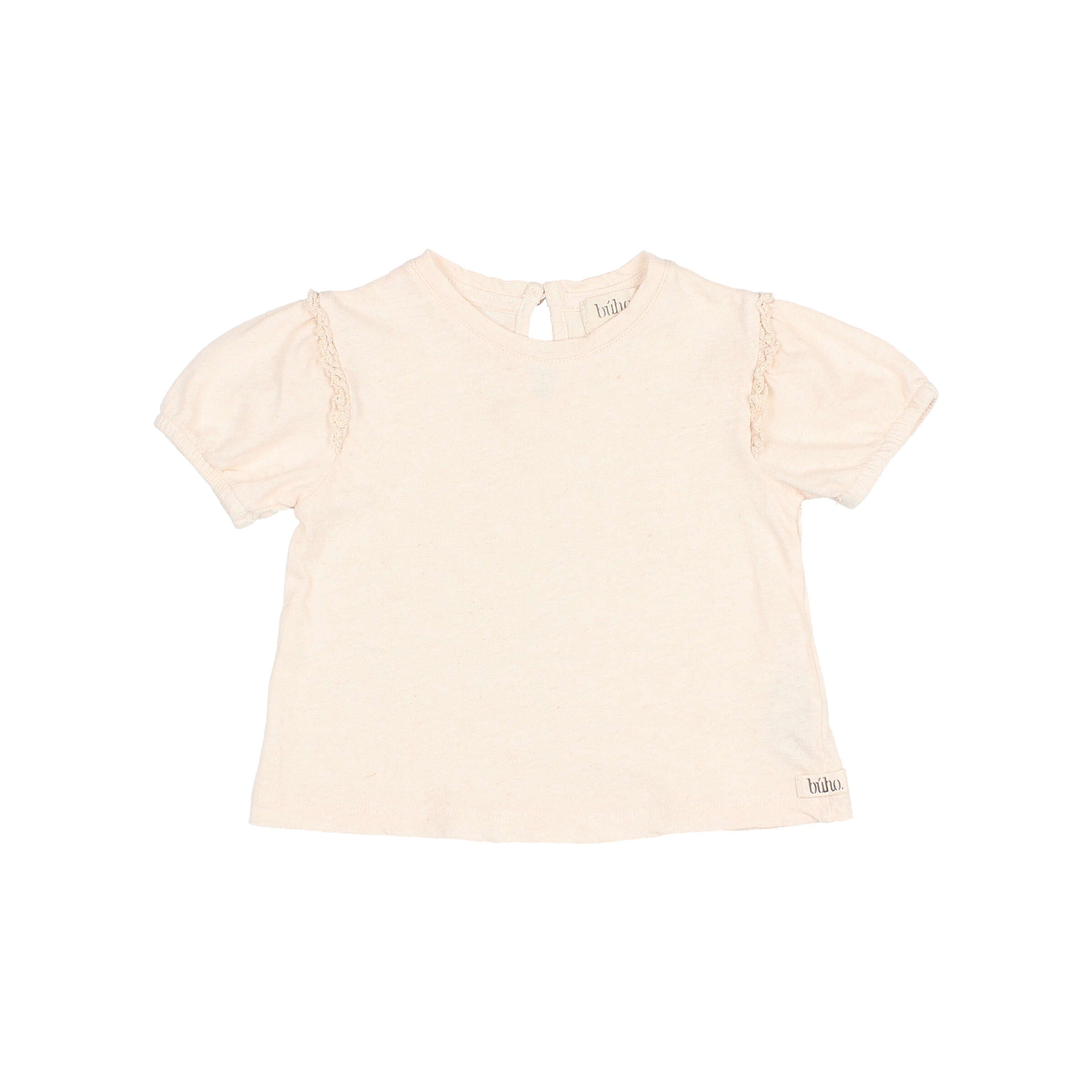 Buho - bb - linen lace t-shirt - ivory