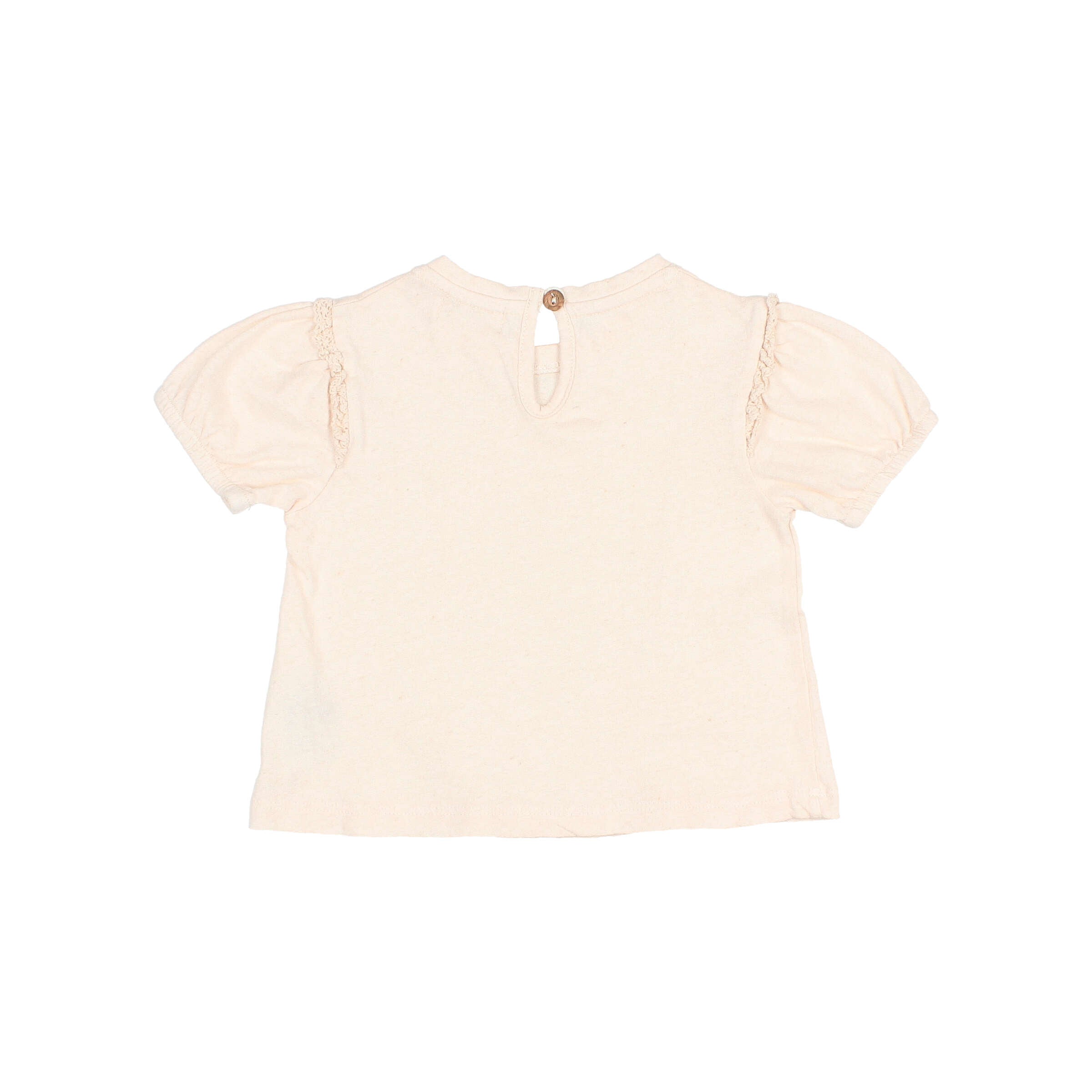 Buho - bb - linen lace t-shirt - ivory