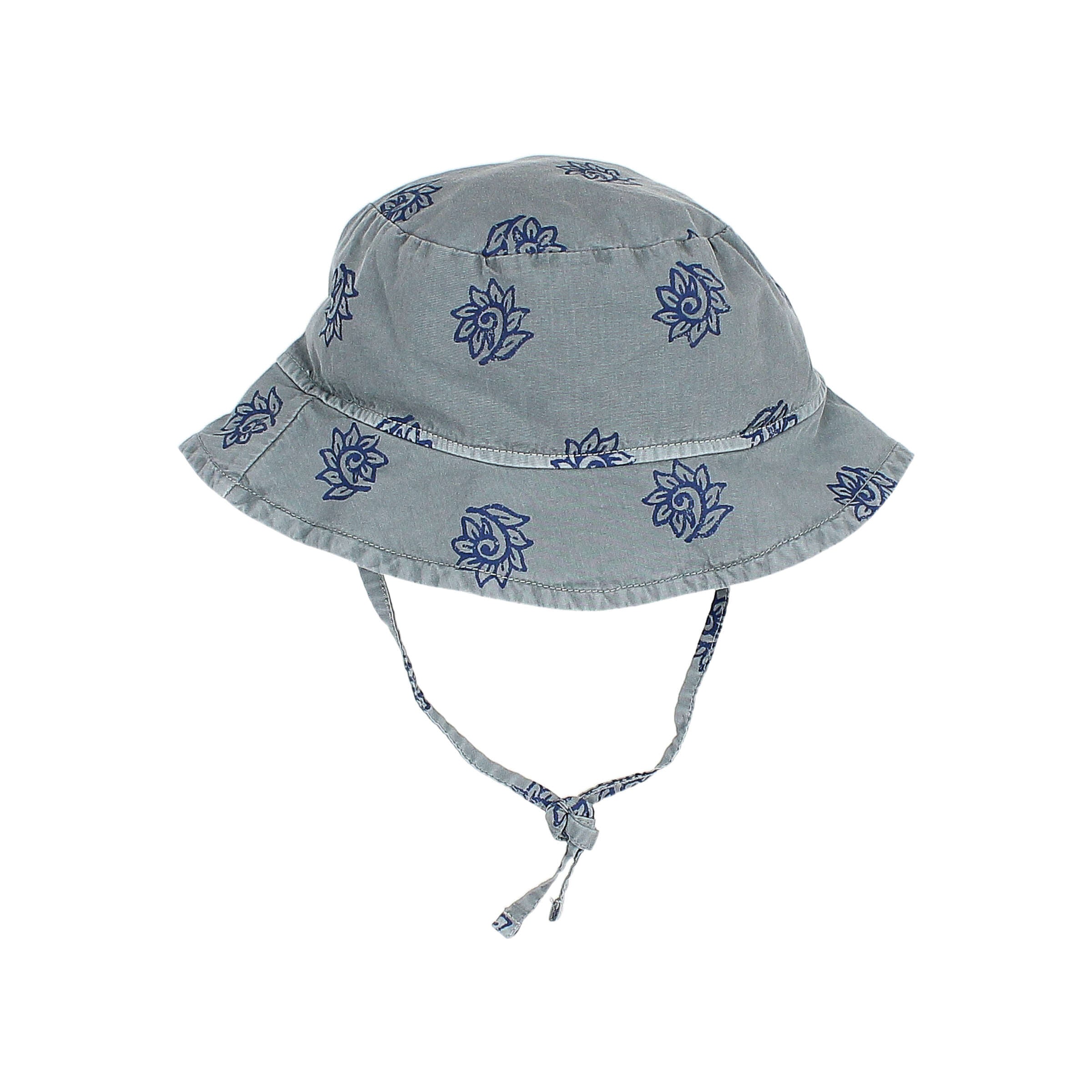 Buho - bb - batik bob hat - blue teal