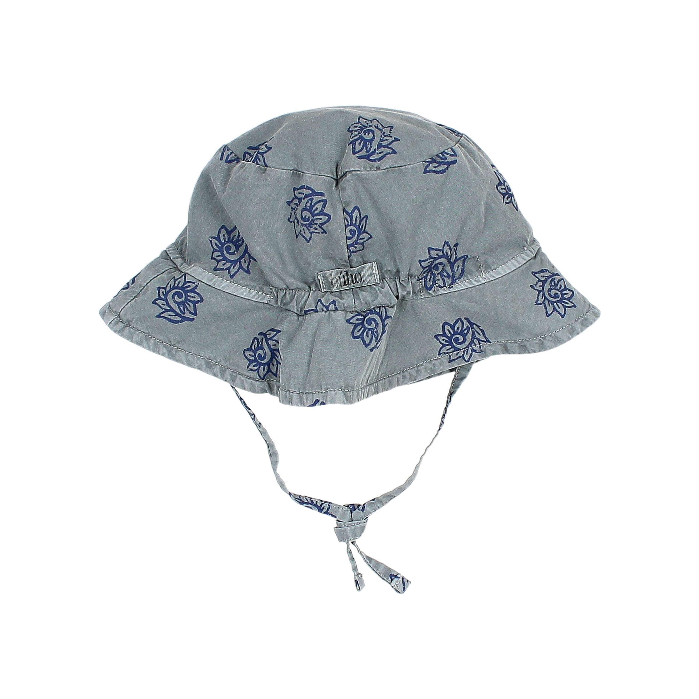 Buho - bb - batik bob hat - blue teal