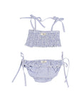 Buho - kids - gingham bikini - royal blue