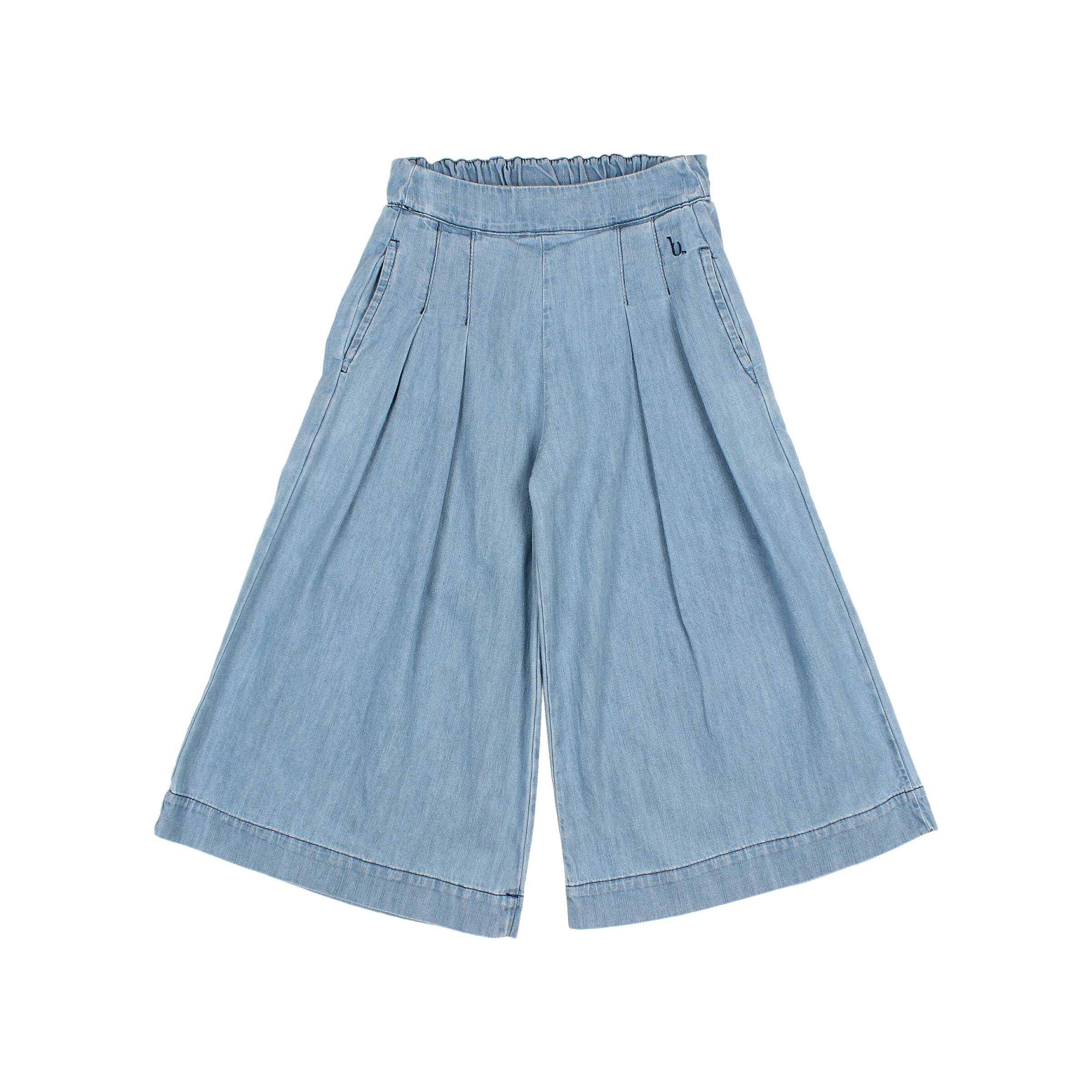 Buho - kids - denim wide pants - denim