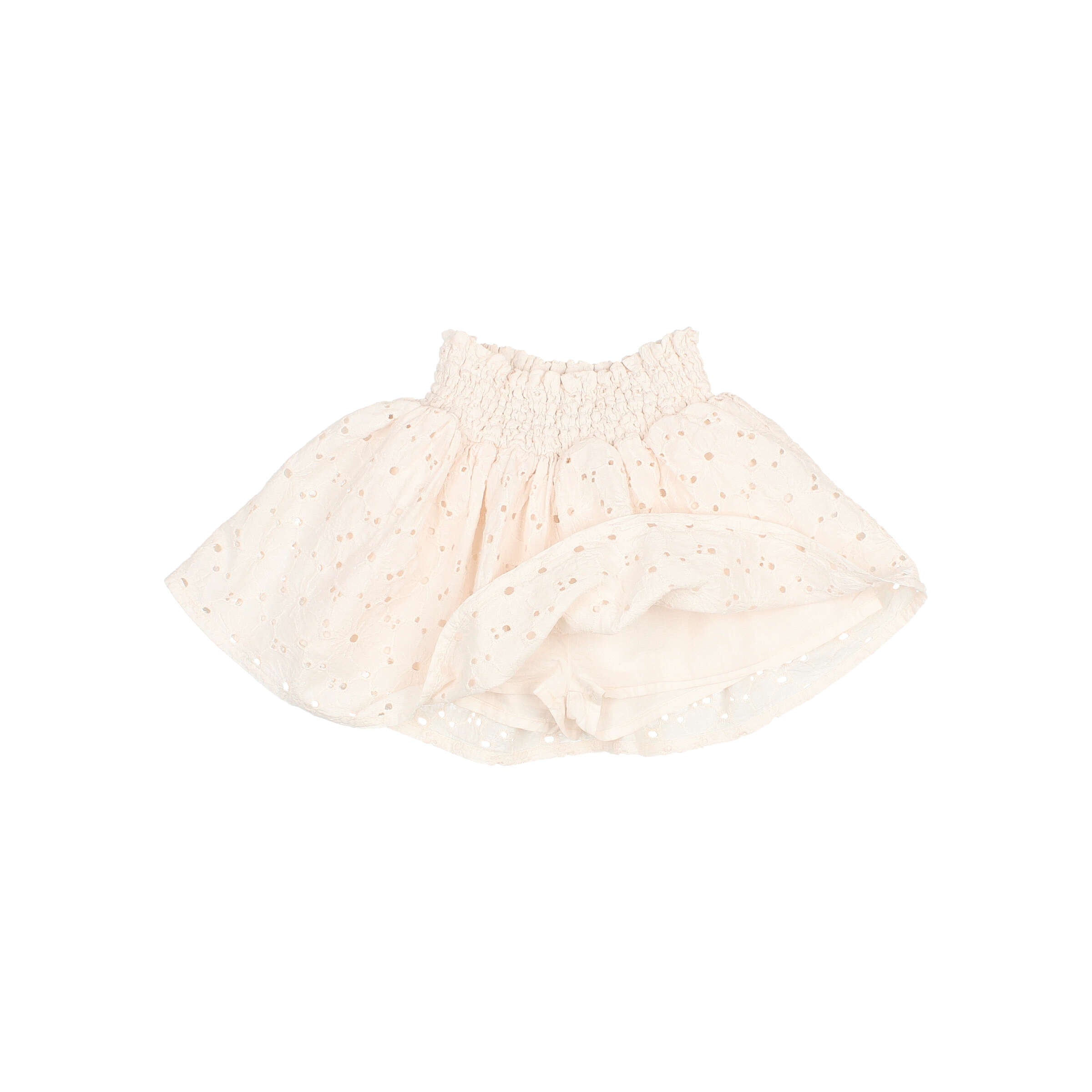 Buho - kids - embroidery skirt - ivory