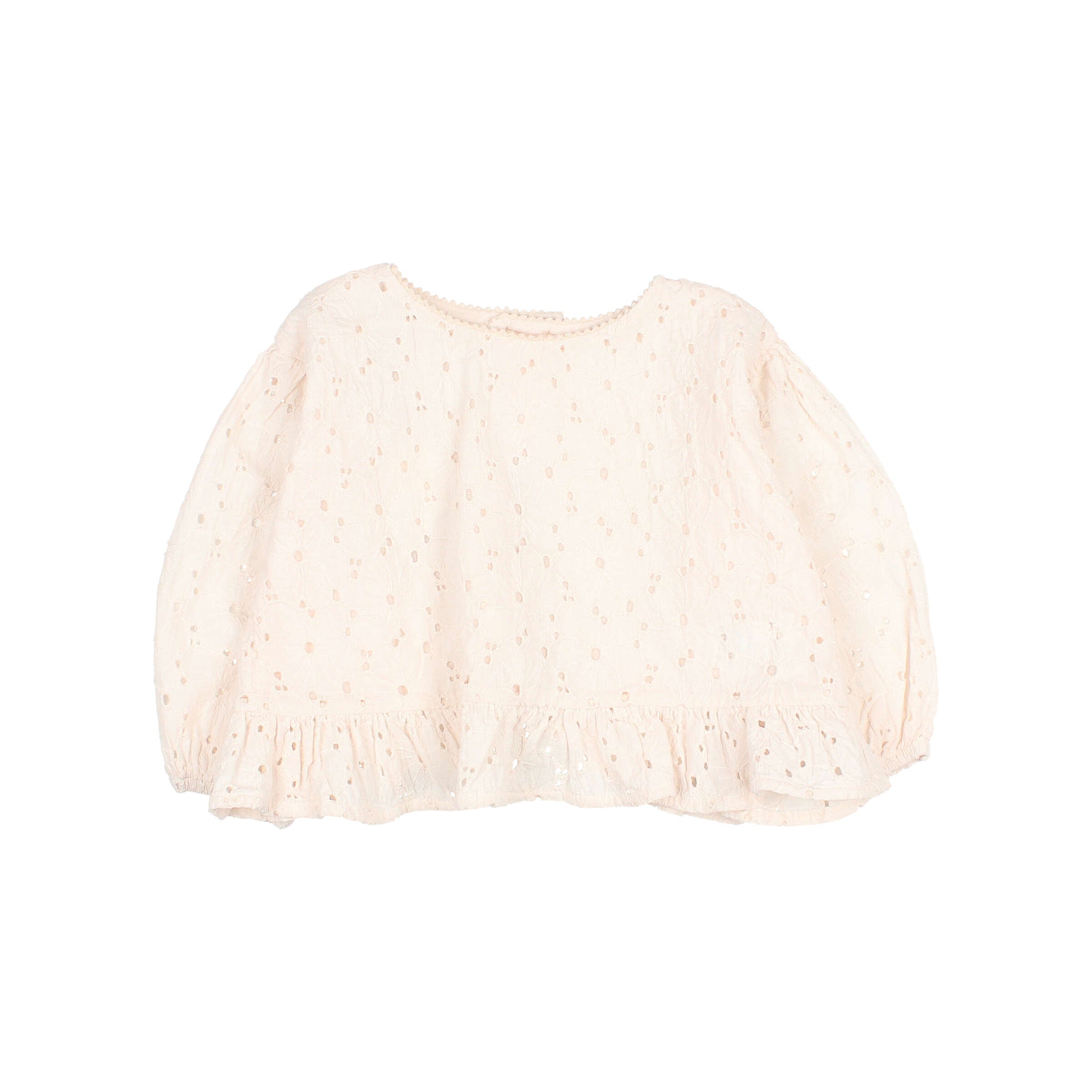 Buho - kids - embroidery blouse - ivory