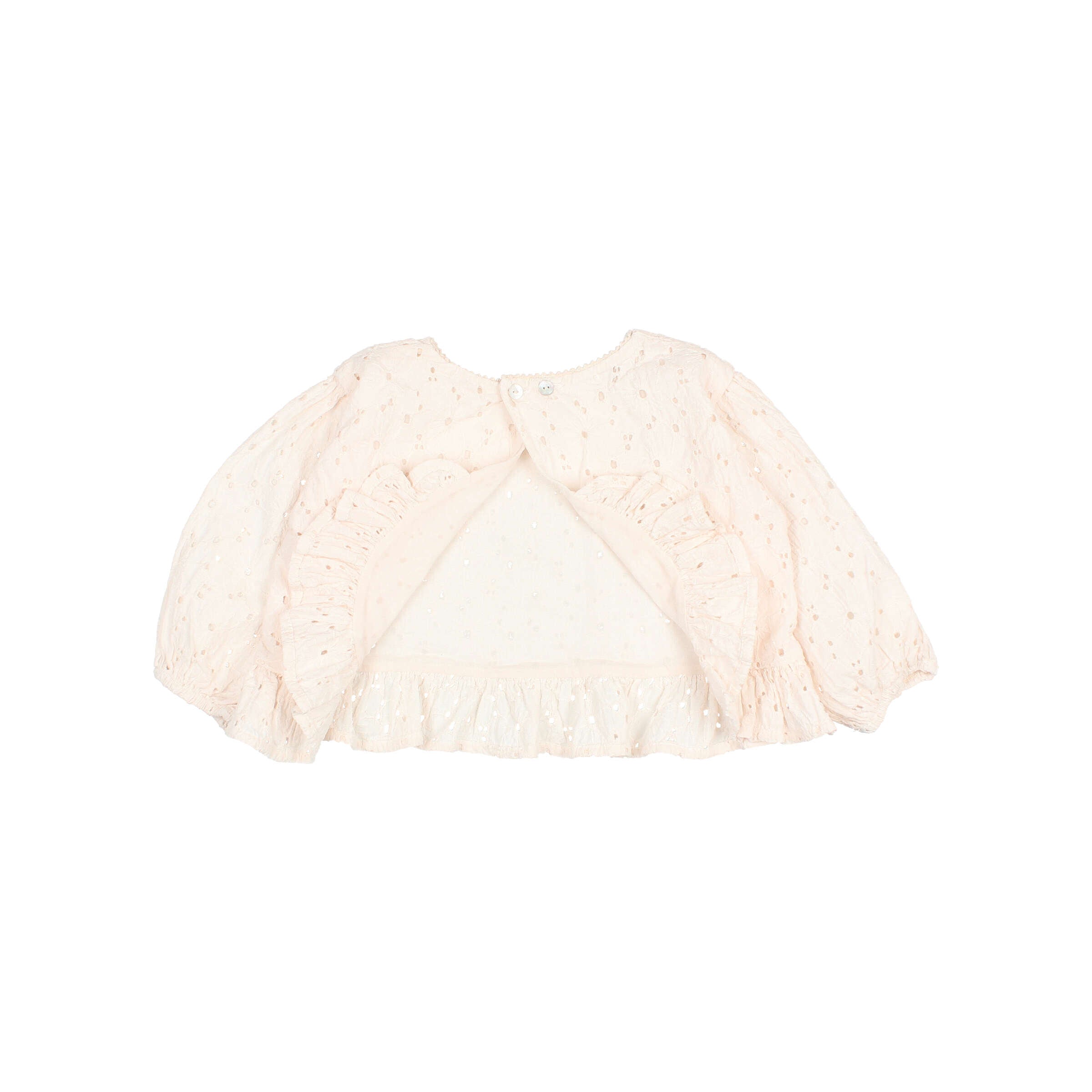 Buho - kids - embroidery blouse - ivory