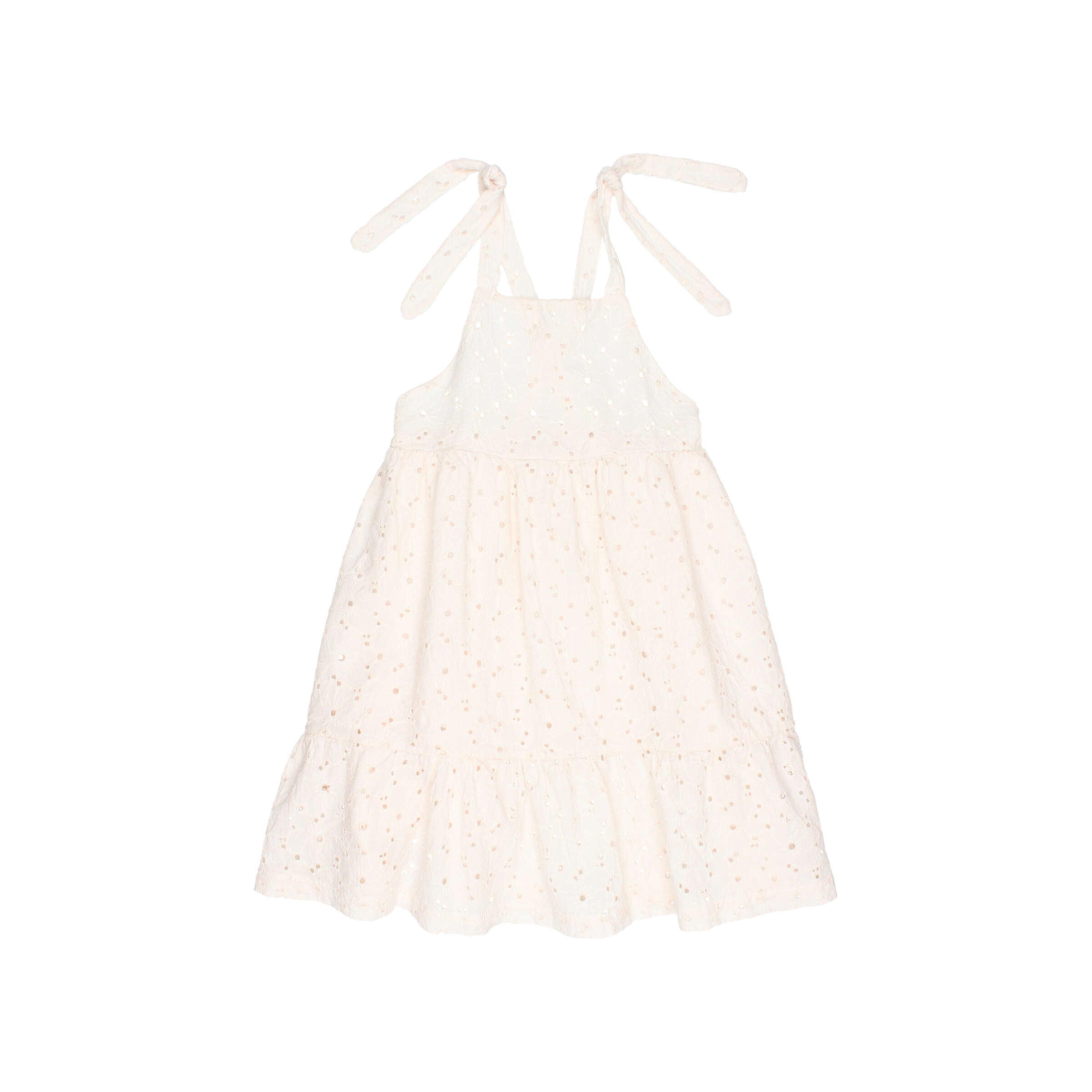 Buho - kids - embroidery dress - ivory