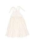 Buho - kids - embroidery dress - ivory