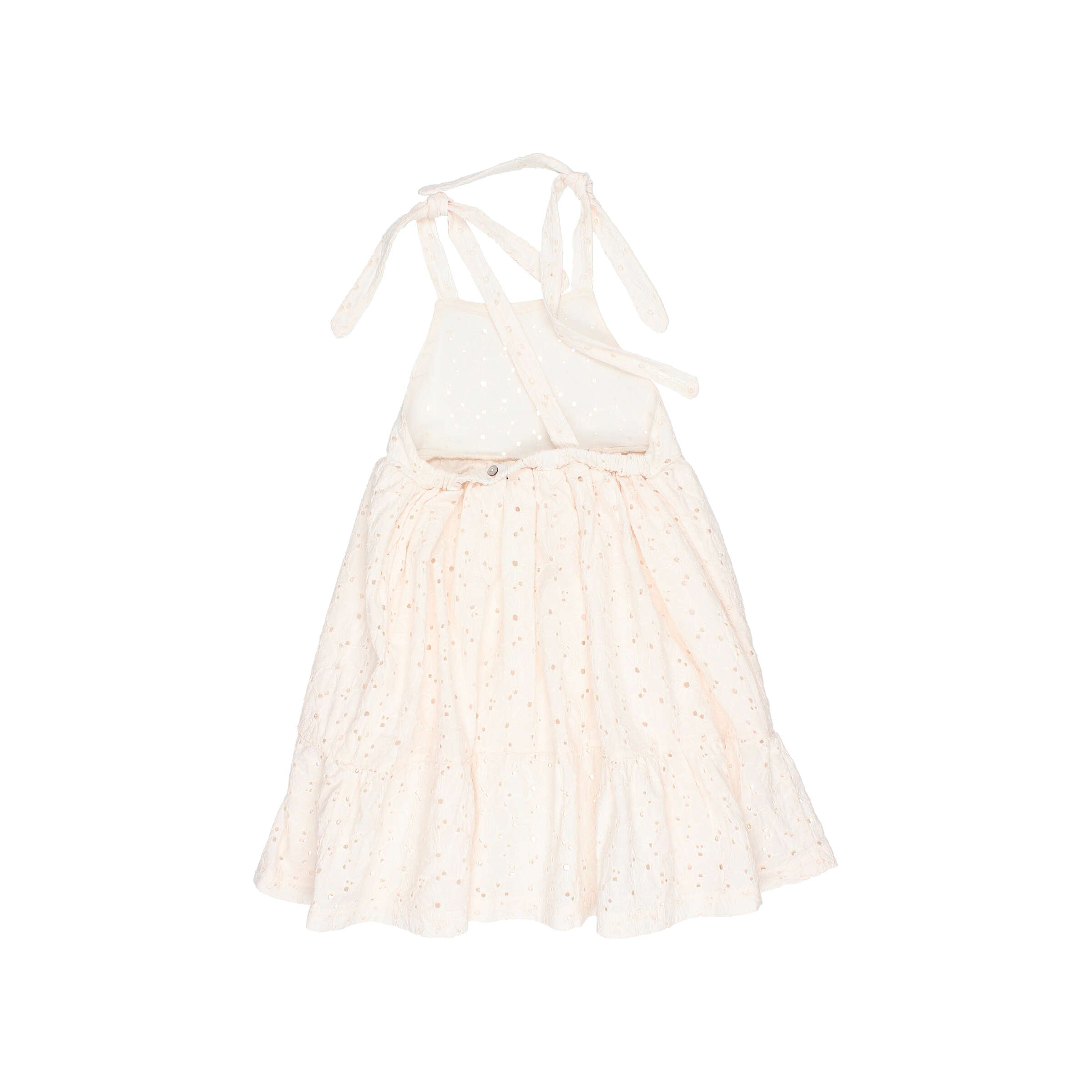 Buho - kids - embroidery dress - ivory