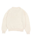 Buho - kids - cotton knit jumper - ecru