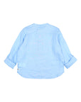 Buho - kids - linen kurta shirt - provence blue