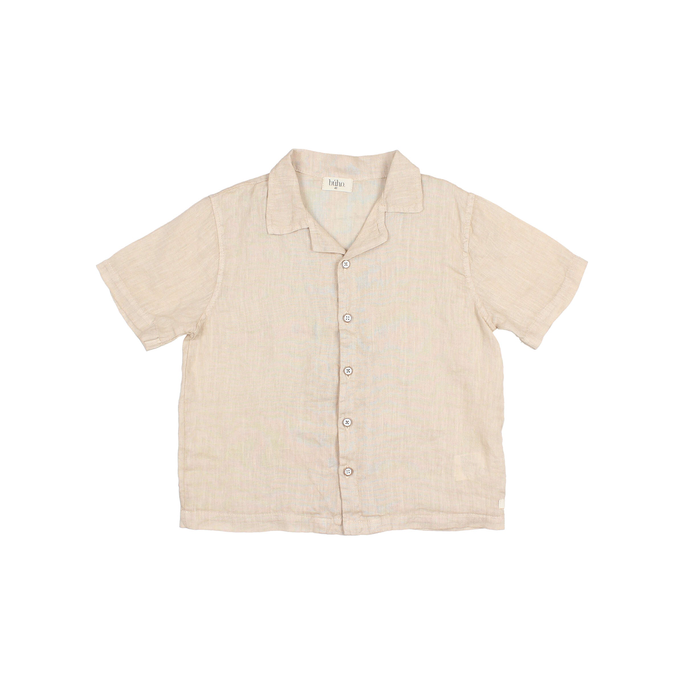 Buho - kids - linen shirt - sand