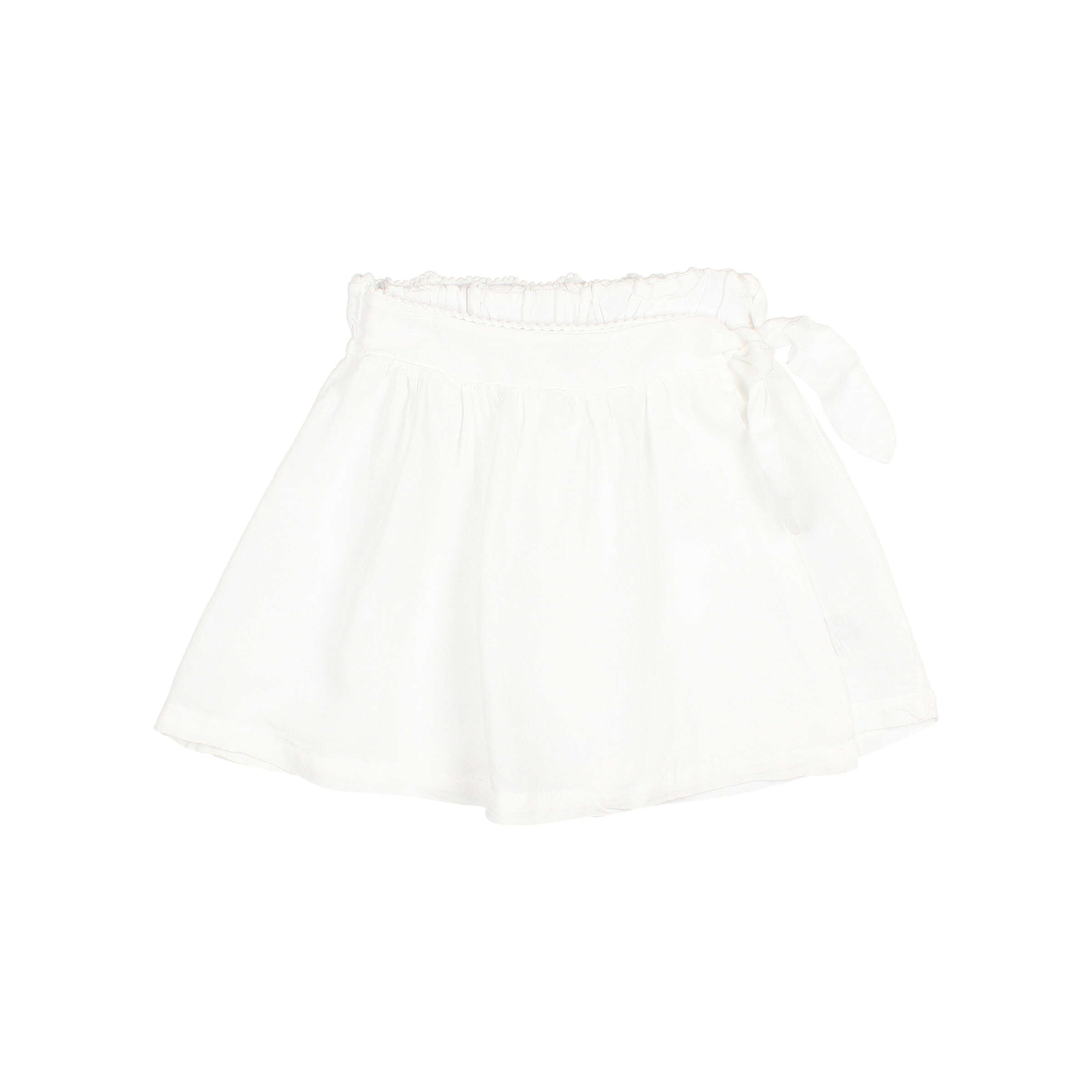 Buho - kids - fluid skirt shorts - white