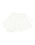 Buho - kids - fluid skirt shorts - white