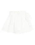 Buho - kids - fluid skirt shorts - white