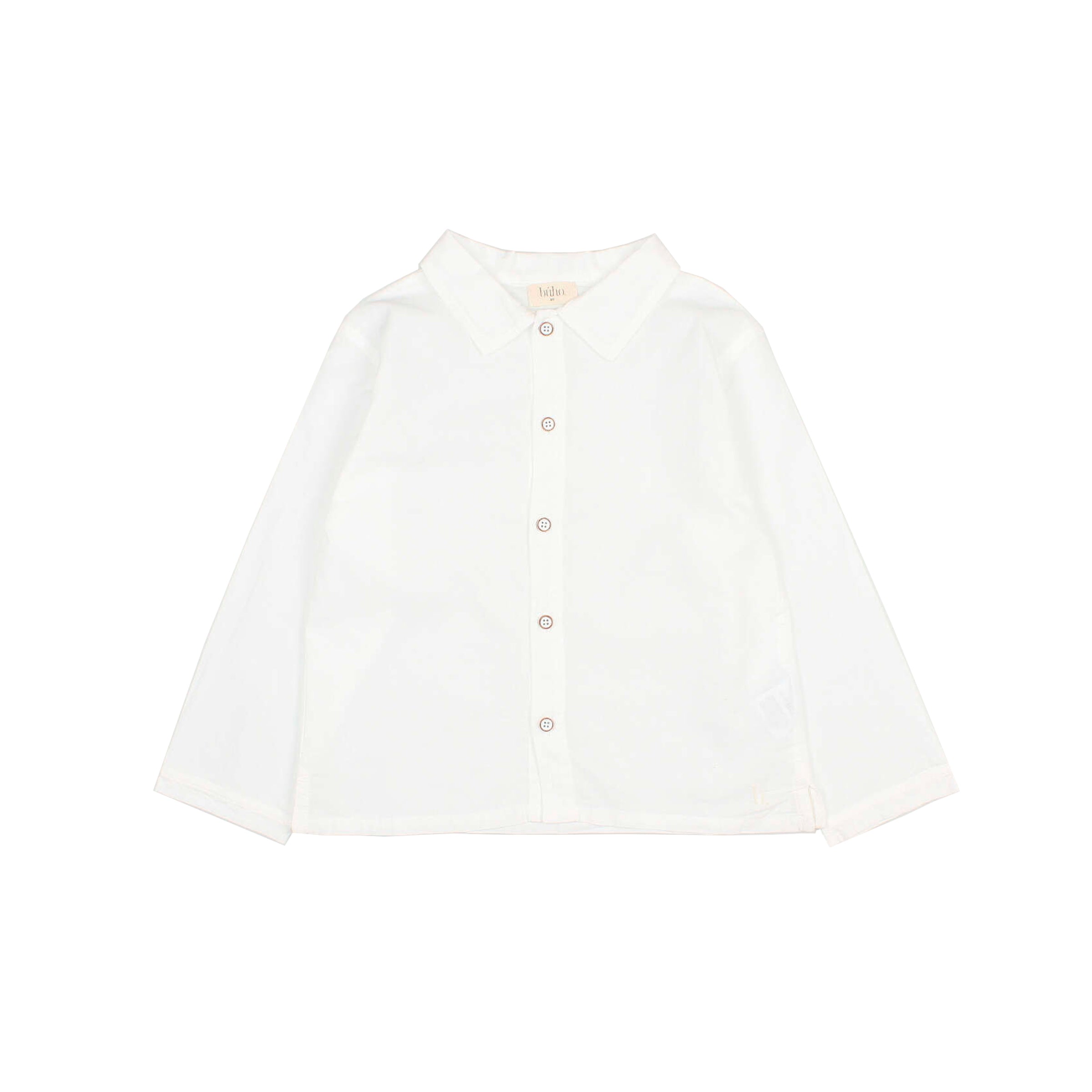 Buho - kids - voile shirt - white