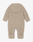 Huttelihut - 100% merino wool pram suit - camel melange