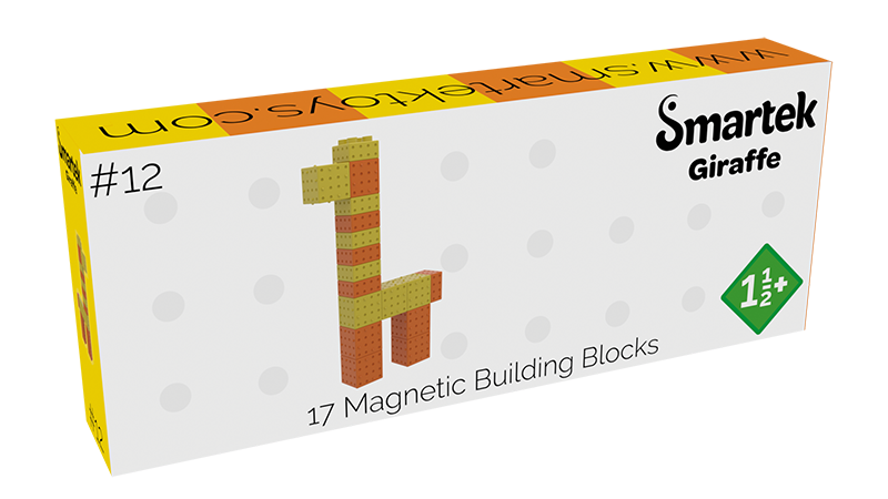 Smartek - magnetic building blocks - giraffe 17