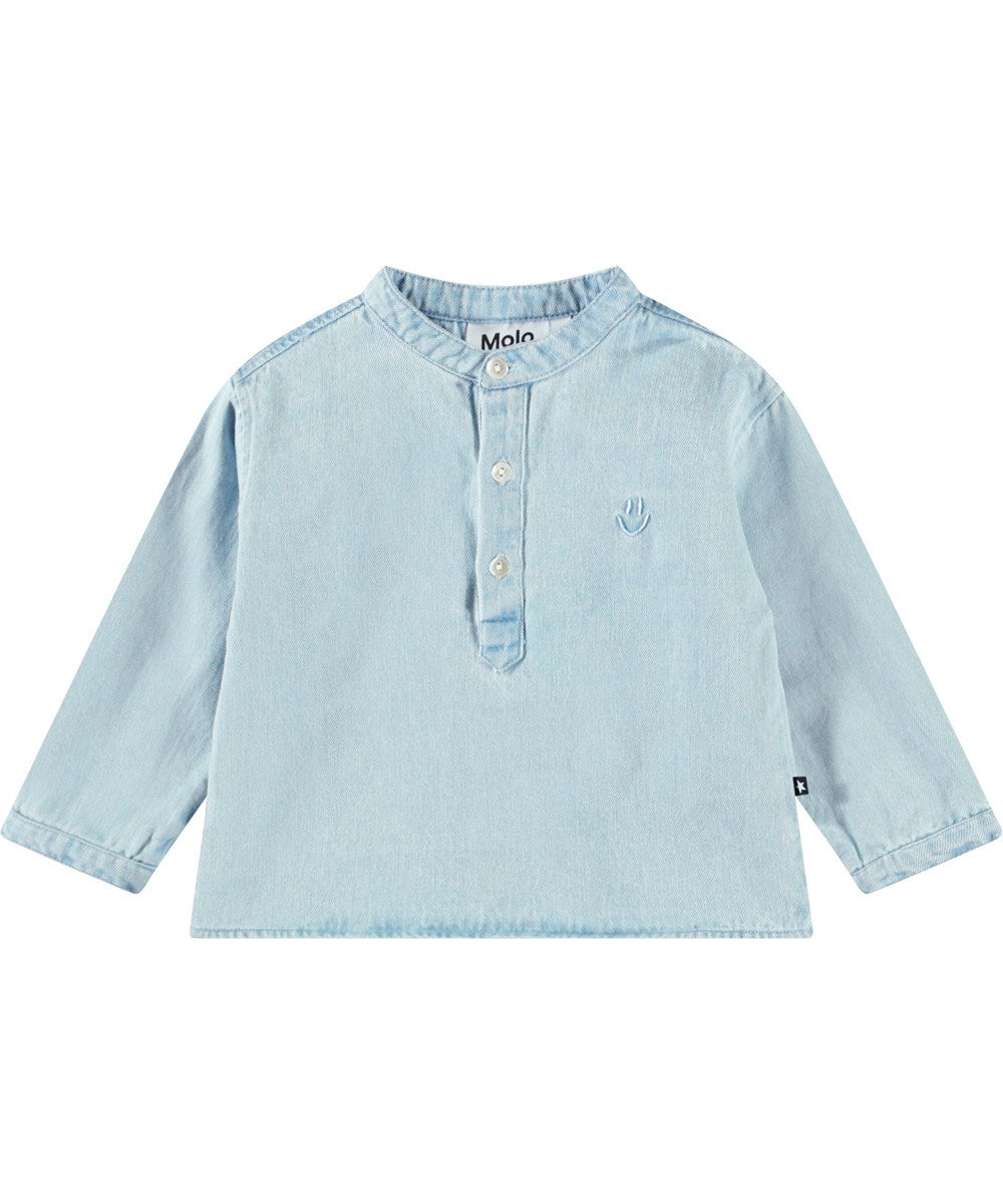 Molo - enoz - shirt - misty denim